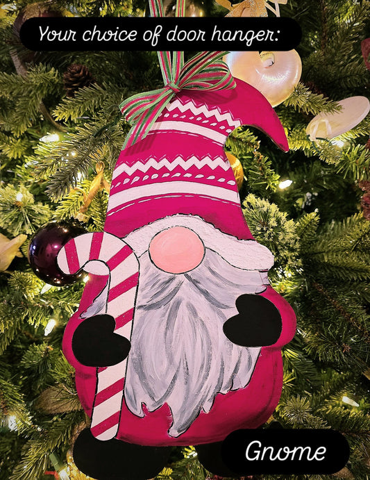 🎅Christmas Door Hanger Paint & Sip 12/14/25 - PICK 2!🎄