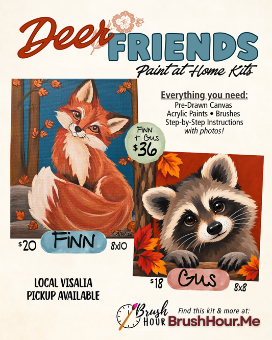Deer Friends — Take-Home Painting Kits