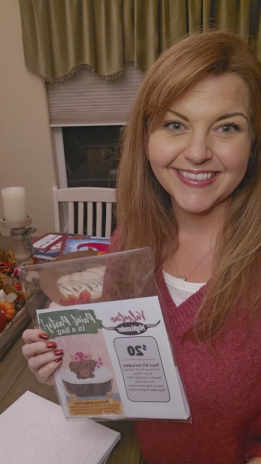 🎨 Paint Party To Go! – Acrylic Painting Kit