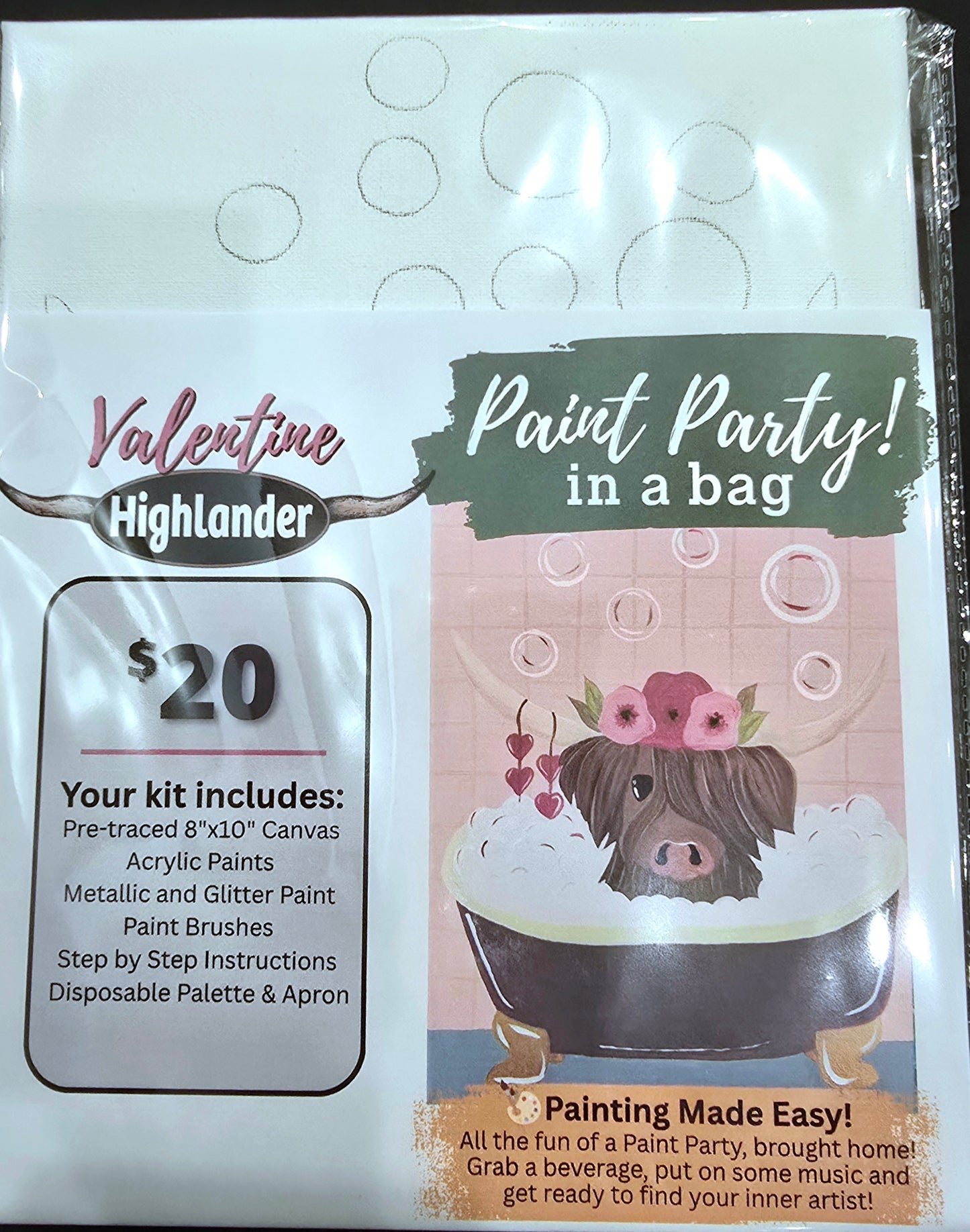 🎨 Paint Party To Go! – Acrylic Painting Kit