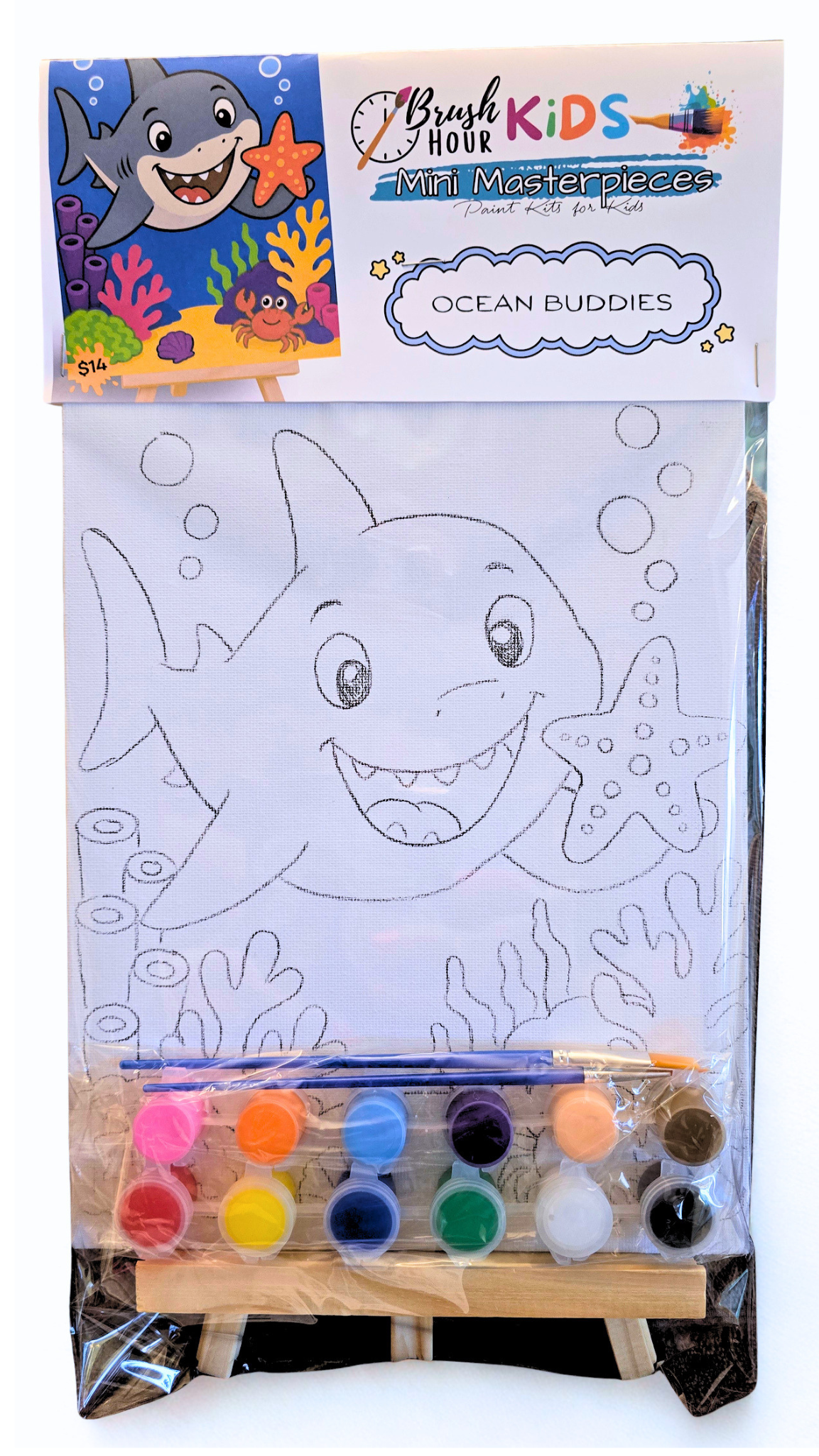 🎨Brush Hour Kids - Mini Masterpieces Kids Paint Kits