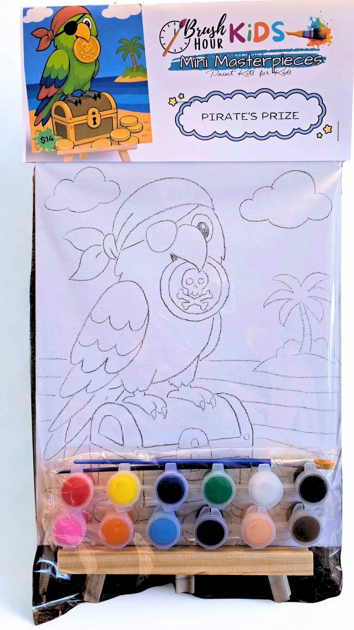 🎨Brush Hour Kids - Mini Masterpieces Kids Paint Kits